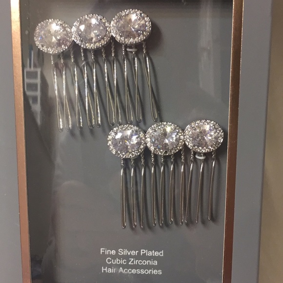 16 Piece Cubic Zirconia Hair 4 small extra (free) - Picture 4 of 9